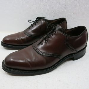 Genuine Shell Cordovan Saddle Oxfords 
